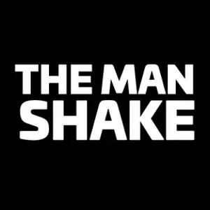 The logo for the company The Man Shake.