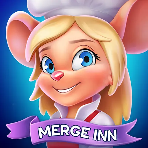 The logo for the company Merge Inn - Tasty Match Puzzle.