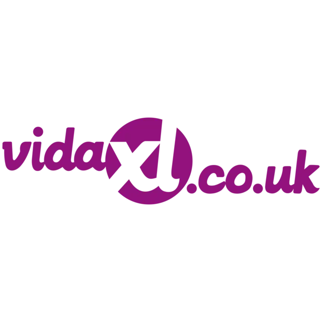 The logo for the company vidaXL.