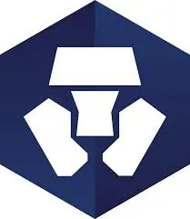 The logo for the company Crypto.com.