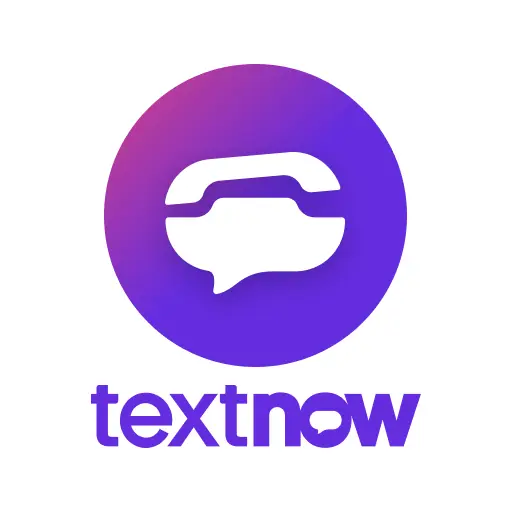 The logo for the company TextNow.